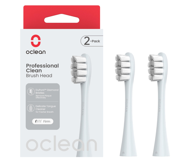 Oclean Końcówki Professional Clean P1C9 srebrny 2 szt. - 1213172 - zdjęcie